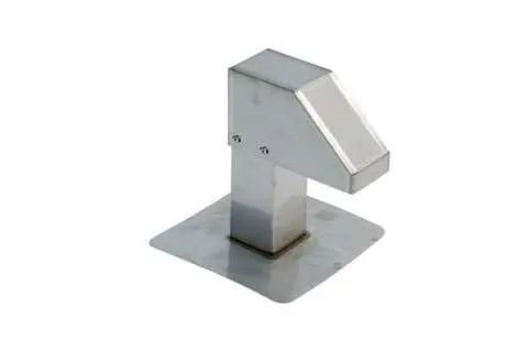 Passage de toiture - 120 x 120 x 400 mm - Galva