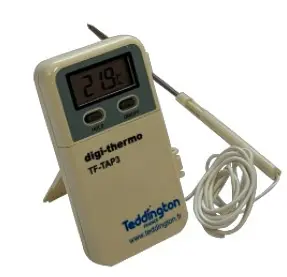 TF-TAP3 Thermomètre électronique à sonde à piquer avec câble de 1 mètre Plage de mesure -50°C à +300°C