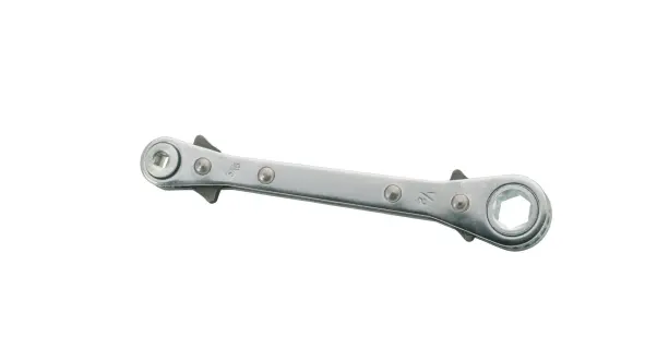 123L Clé à cliquet carré réversible 3/16", 1/4", 1/2", 9/16"