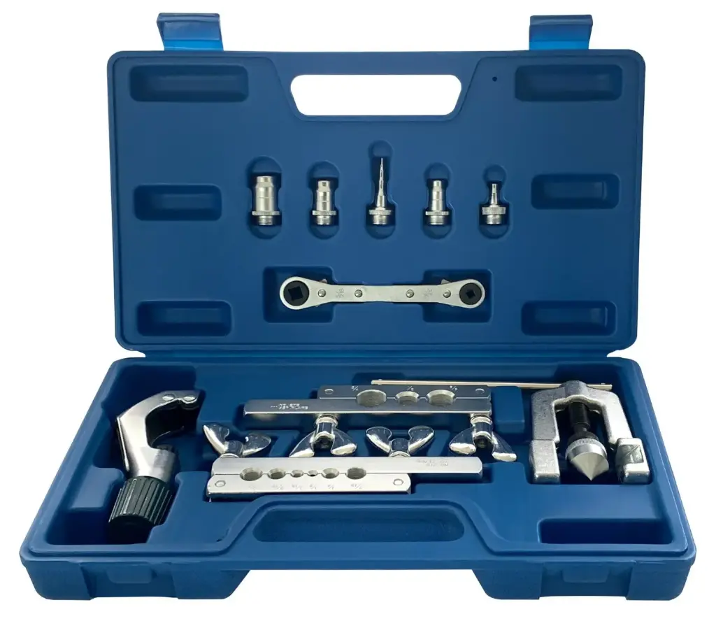 278L Dudgeonnière et évaseur en coffret, coupe tube et clé à cliquet 1/8" à 3/4"