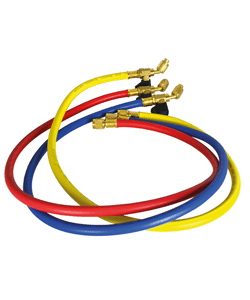 TF-FRJB150V-C-V Flexibles de charge 150 cm (x3) avec vannes (J : 1/4"-1/4", RB : 1/4"-5/16")