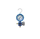 TF-VMG1-S-L Manomètre 1 voie sous blister BP bleu (R22, R134a, R410A & R407C) sans flexible