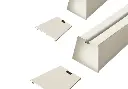 Couvercle de support en plastique 100×100mm - 