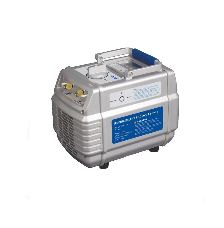 TF-VRR12M Station de récupération 3/4 CV compacte avec affichage digital, compatible R32