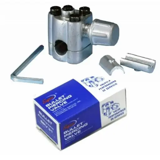 [893112] Vanne à percer 1/4".5/16".3/8"  (BTV-1)