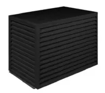 Cache climatisation modèle Luxembourg 4 côtés - autoportant - taille S ( L95XH75xP55)