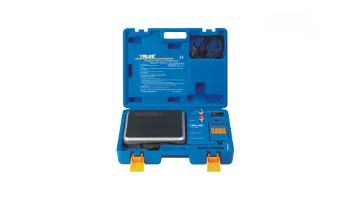 [TF-VES100B] TF-VES100B Balance électronique programmable avec électrovanne 100 kg en coffret, résolution 5 g