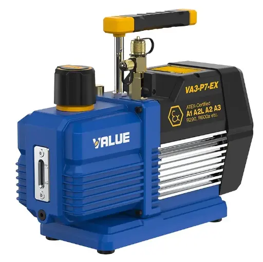 [TF-VAP7-EX] TF-VAP7-EX Pompe à vide 198 L/min 3/4 HP INVERTER pour réfrigérant A1, A2, A2L et A3 - ATEX