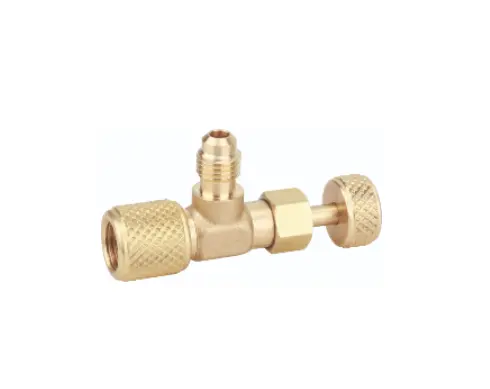 [TF-VVC-1] TF-VVC-1 Vanne de sécurité pour Schrader 1/4" M/F avec un joint de rechange